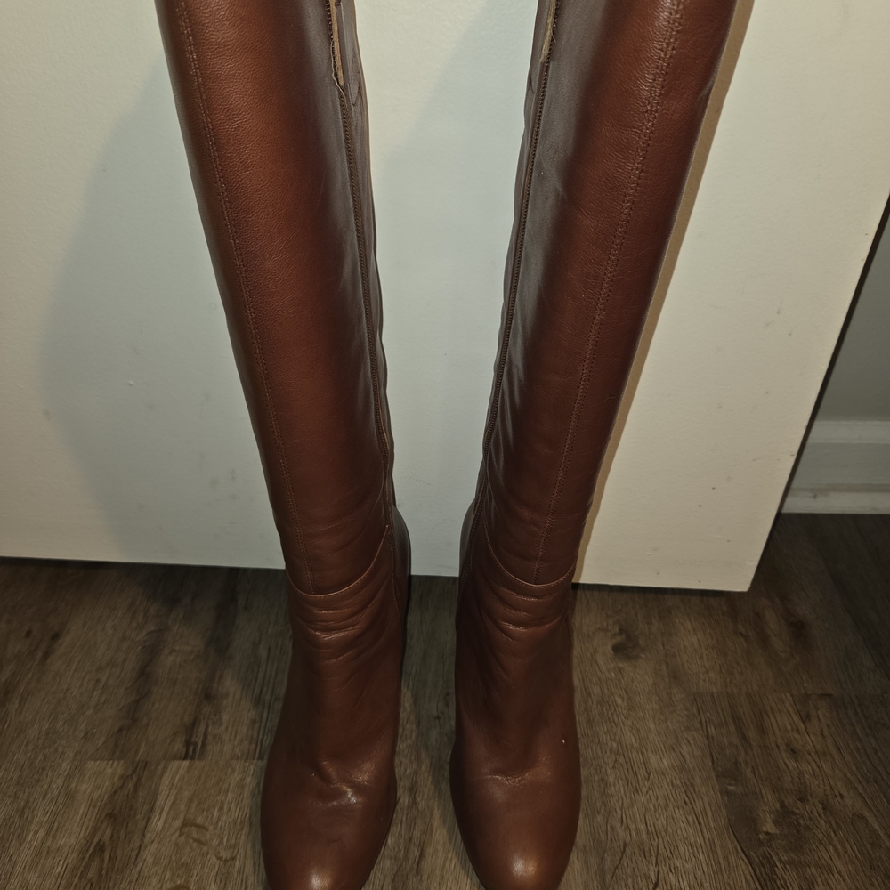 Nine West Chestnut Below The Knee Boots
